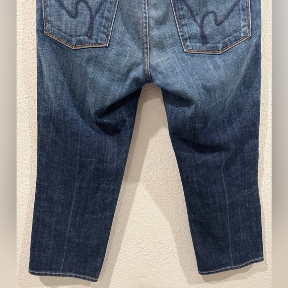 Citizens of Humanity Kelly #063 Low Waist Cropped Denim Blue Jeans Size 30 - Picture 9 of 15